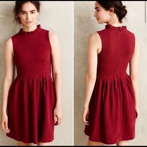 Anthropologie mock neck dress - Ganni - size S
